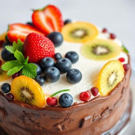 Fruit and Chocolate Cake: The Perfect Recipe to Celebrate a Birthday