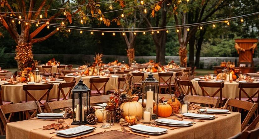 Read more about the article Ideas to Decorate Your Event This Fall: Colors, Details, and Atmosphere