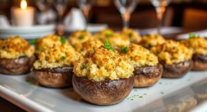 Read more about the article Delicious and Easy: Gourmet Stuffed Mushrooms for Your Next Event
