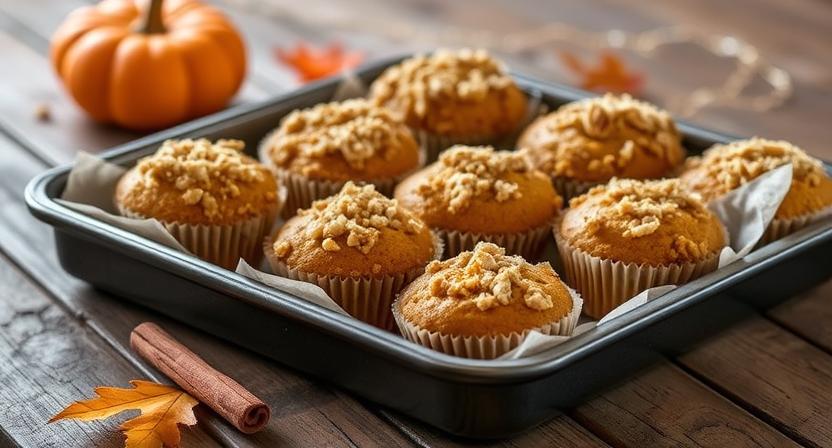 You are currently viewing Pumpkin Spice Streusel Muffins: The Warmth of Fall in Every Bite