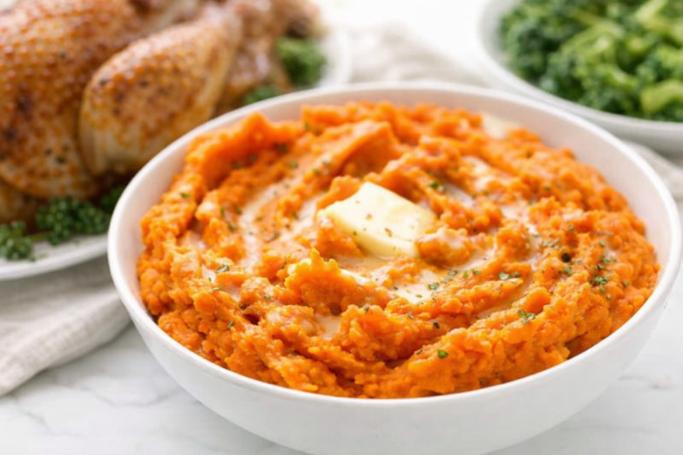 Sweet Potatoes with Butter, Honey, and Cinnamon