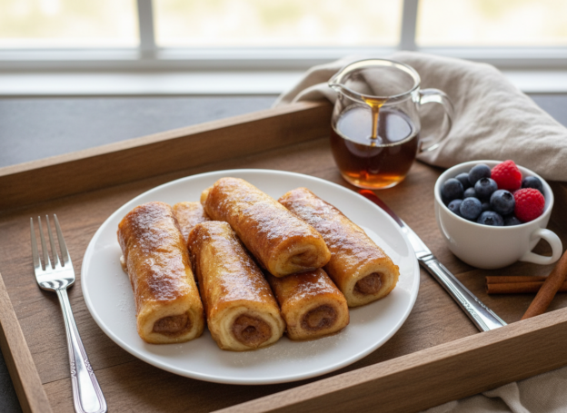 Easy Cinnamon French Toast Roll-Ups
