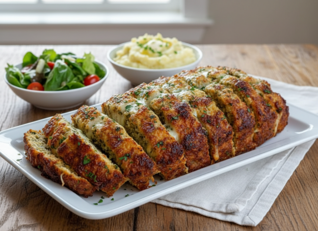 Parmesan Chicken Meatloaf: An Easy and Delicious Dinner
