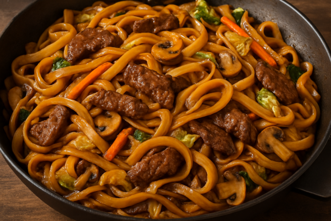 How to make a Beef Noodle Stir Fry
